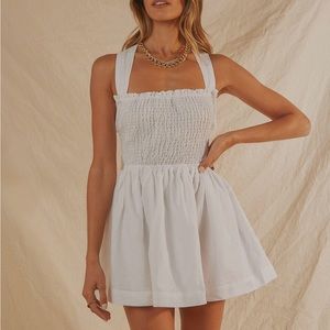 Peppermayo European Towns  Linen Mini Dress